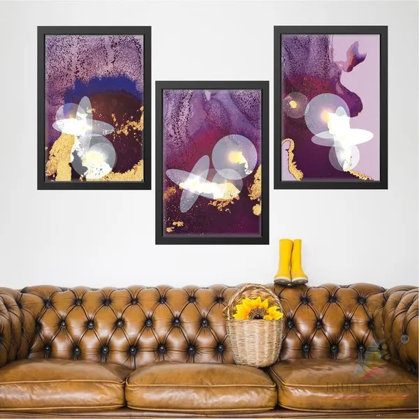 Black__Abstract_Hd_Print_Painting_Set_Of_3_With_Frame_|_For_Home,_Living_Room_Gallery_&_Office,_Black_Frame,_Size_-_13.50_X_19.50_Inch,_Sf456