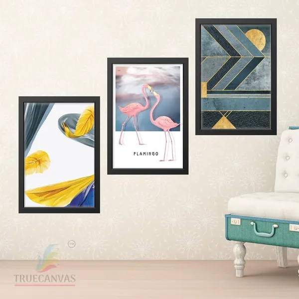 Black__Abstract_Hd_Print_Painting_Set_Of_3_With_Frame_|_For_Home,_Living_Room_Gallery_&_Office,_Black_Frame,_Size_-_13.50_X_19.50_Inch,_Sf465