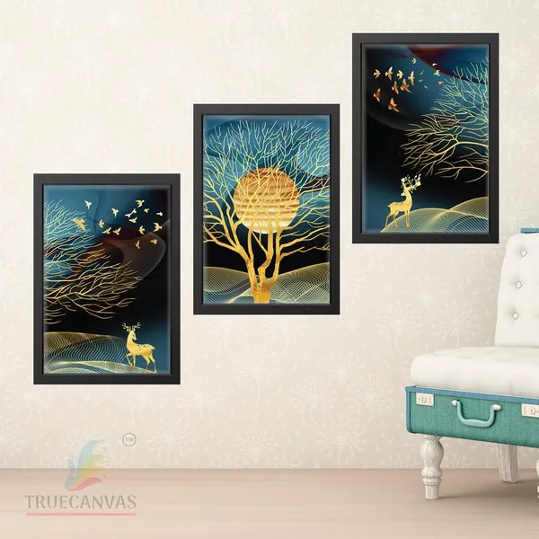 Multicolor_Abstract_Hd_Print_Painting_Set_Of_3_With_Frame_|_For_Home,_Living_Room_Gallery_&_Office,_Black_Frame,_Size_-_13.50_X_19.50_Inch,_Sf470
