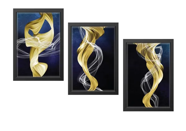 Black__Abstract_Hd_Print_Painting_Set_Of_3_With_Frame_|_For_Home,_Living_Room_Gallery_&_Office,_Black_Frame,_Size_-_13.50_X_19.50_Inch,_Sf471