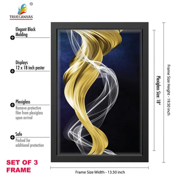 Black__Abstract_Hd_Print_Painting_Set_Of_3_With_Frame_|_For_Home,_Living_Room_Gallery_&_Office,_Black_Frame,_Size_-_13.50_X_19.50_Inch,_Sf471
