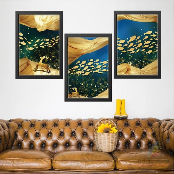 Multicolor_Abstract_Hd_Print_Painting_Set_Of_3_With_Frame_|_For_Home,_Living_Room_Gallery_&_Office,_Black_Frame,_Size_-_13.50_X_19.50_Inch,_Sf475