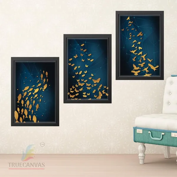Black__Abstract_Hd_Print_Painting_Set_Of_3_With_Frame_|_For_Home,_Living_Room_Gallery_&_Office,_Black_Frame,_Size_-_13.50_X_19.50_Inch,_Sf476