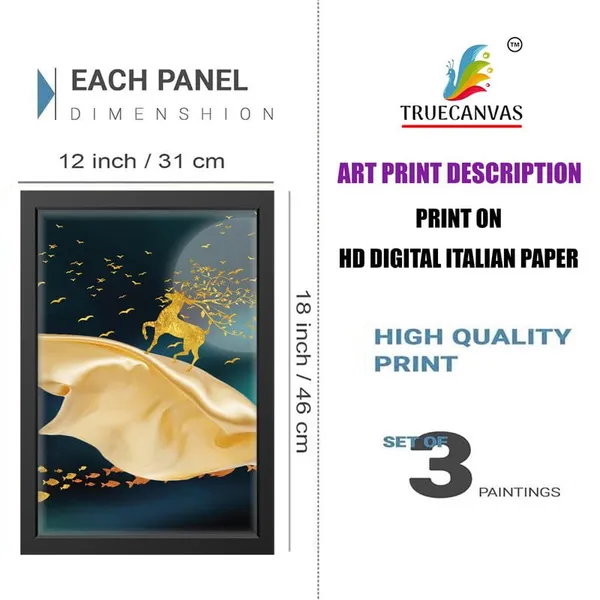 Black__Abstract_Hd_Print_Painting_Set_Of_3_With_Frame_|_For_Home,_Living_Room_Gallery_&_Office,_Black_Frame,_Size_-_13.50_X_19.50_Inch,_Sf483