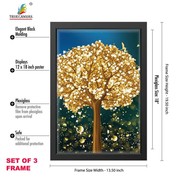 Black__Abstract_Hd_Print_Painting_Set_Of_3_With_Frame_|_For_Home,_Living_Room_Gallery_&_Office,_Black_Frame,_Size_-_13.50_X_19.50_Inch,_Sf485