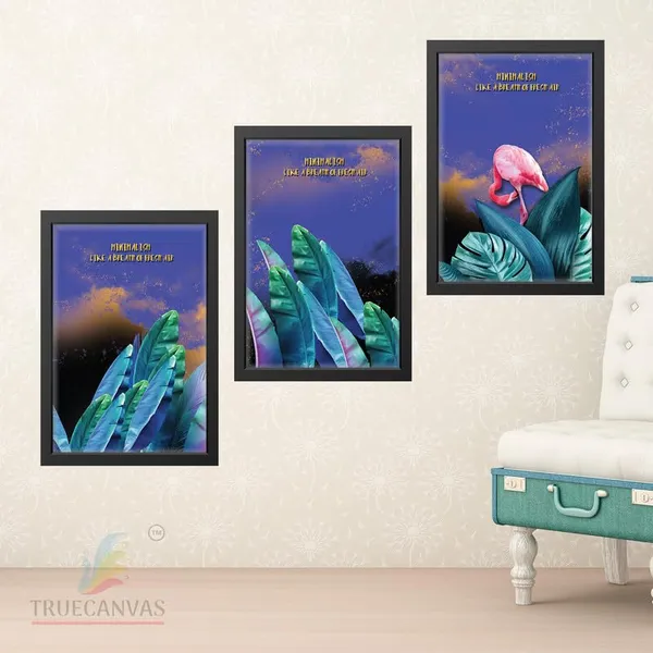 Black__Abstract_Hd_Print_Painting_Set_Of_3_With_Frame_|_For_Home,_Living_Room_Gallery_&_Office,_Black_Frame,_Size_-_13.50_X_19.50_Inch,_Sf488