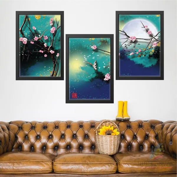 Black__Abstract_Hd_Print_Painting_Set_Of_3_With_Frame_|_For_Home,_Living_Room_Gallery_&_Office,_Black_Frame,_Size_-_13.50_X_19.50_Inch,_Sf489