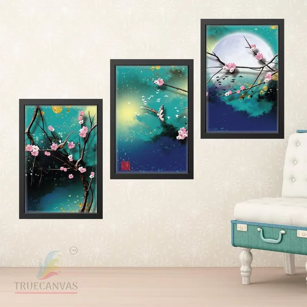Black__Abstract_Hd_Print_Painting_Set_Of_3_With_Frame_|_For_Home,_Living_Room_Gallery_&_Office,_Black_Frame,_Size_-_13.50_X_19.50_Inch,_Sf489