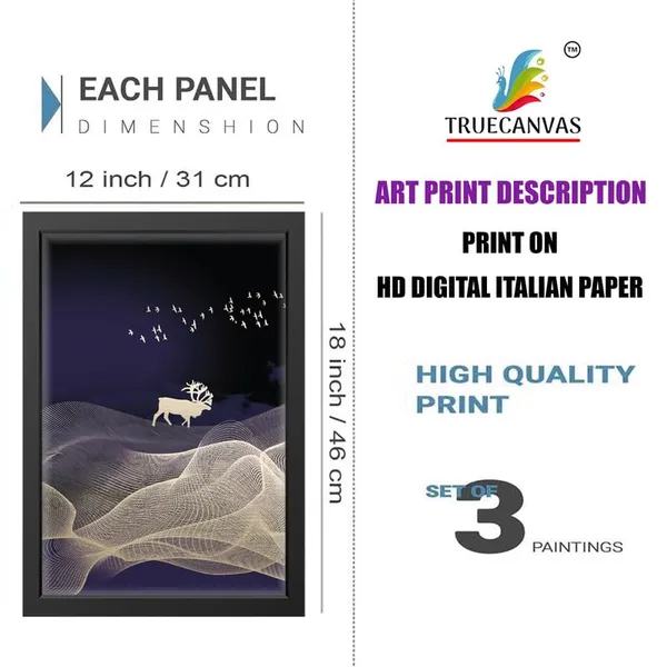 Black__Abstract_Hd_Print_Painting_Set_Of_3_With_Frame_|_For_Home,_Living_Room_Gallery_&_Office,_Black_Frame,_Size_-_13.50_X_19.50_Inch,_Sf492