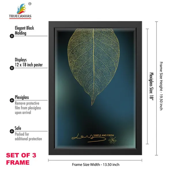 Black__Abstract_Hd_Print_Painting_Set_Of_3_With_Frame_|_For_Home,_Living_Room_Gallery_&_Office,_Black_Frame,_Size_-_13.50_X_19.50_Inch,_Sf494