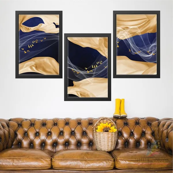 Black__Abstract_Hd_Print_Painting_Set_Of_3_With_Frame_|_For_Home,_Living_Room_Gallery_&_Office,_Black_Frame,_Size_-_13.50_X_19.50_Inch,_Sf501