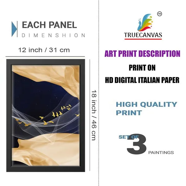 Black__Abstract_Hd_Print_Painting_Set_Of_3_With_Frame_|_For_Home,_Living_Room_Gallery_&_Office,_Black_Frame,_Size_-_13.50_X_19.50_Inch,_Sf501