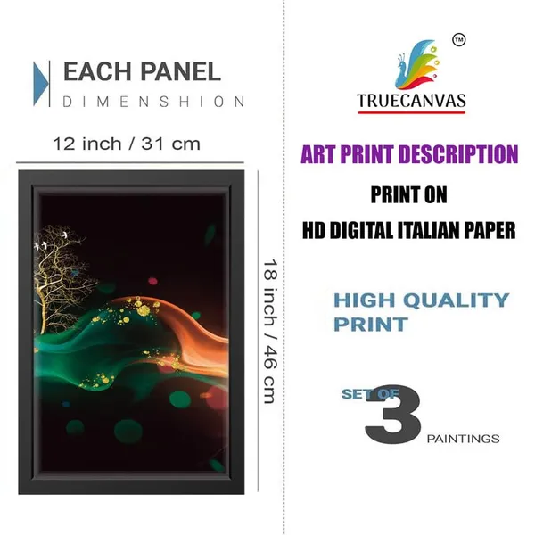 Black__Abstract_Hd_Print_Painting_Set_Of_3_With_Frame_|_For_Home,_Living_Room_Gallery_&_Office,_Black_Frame,_Size_-_13.50_X_19.50_Inch,_Sf506