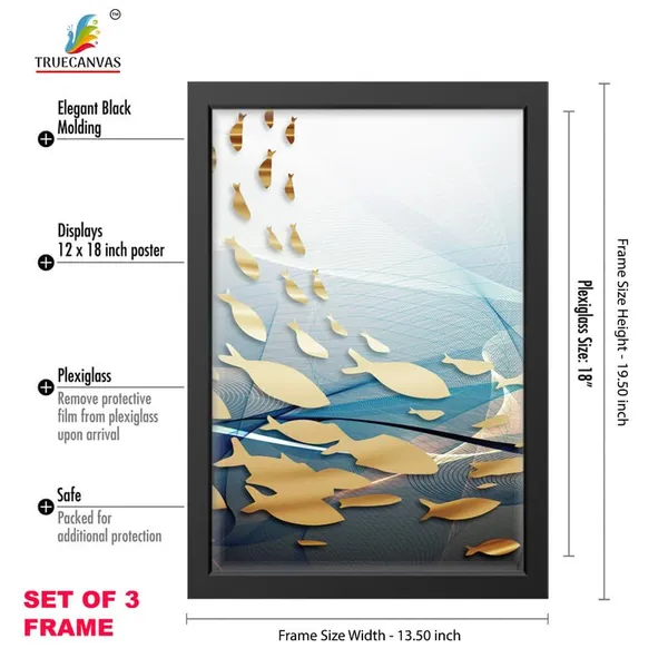 Black__Abstract_Hd_Print_Painting_Set_Of_3_With_Frame_|_For_Home,_Living_Room_Gallery_&_Office,_Black_Frame,_Size_-_13.50_X_19.50_Inch,_Sf510