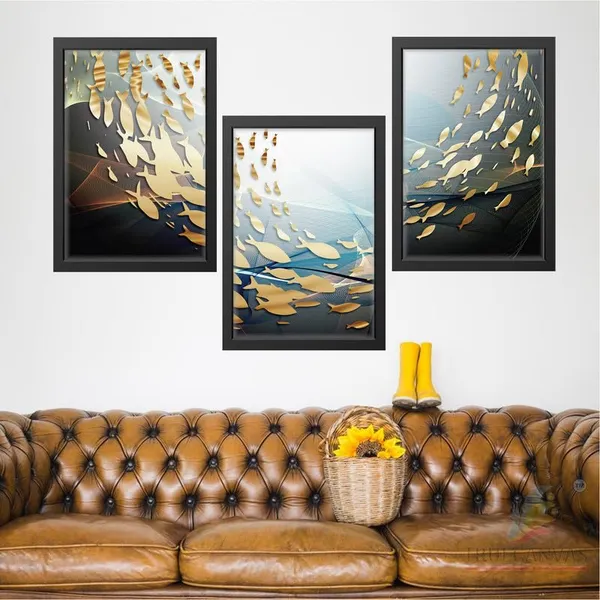 Black__Abstract_Hd_Print_Painting_Set_Of_3_With_Frame_|_For_Home,_Living_Room_Gallery_&_Office,_Black_Frame,_Size_-_13.50_X_19.50_Inch,_Sf510