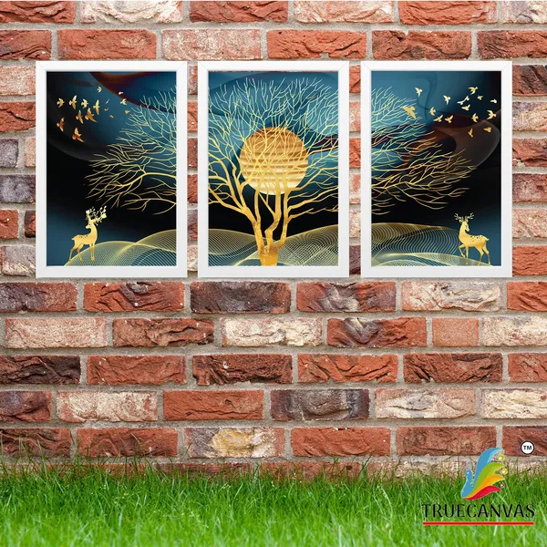 White__Abstract_Painting_Set_Of_3_Wall_Hanging_Hd_Print_Poster_Framed_|_For_Home,_Living_Room_Gallery_&_Office,_White,_Size_-_13.50_X_19.50_Inch,_Sf1