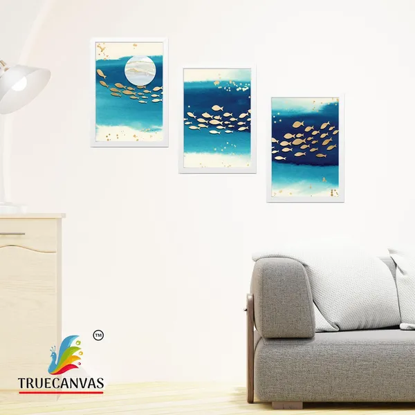 White__Abstract_Hd_Print_Painting_Set_Of_3_With_Frame_|_For_Home,_Living_Room_Gallery_&_Office,_White,_Size_-_13.50_X_19.50_Inch,_Sf015