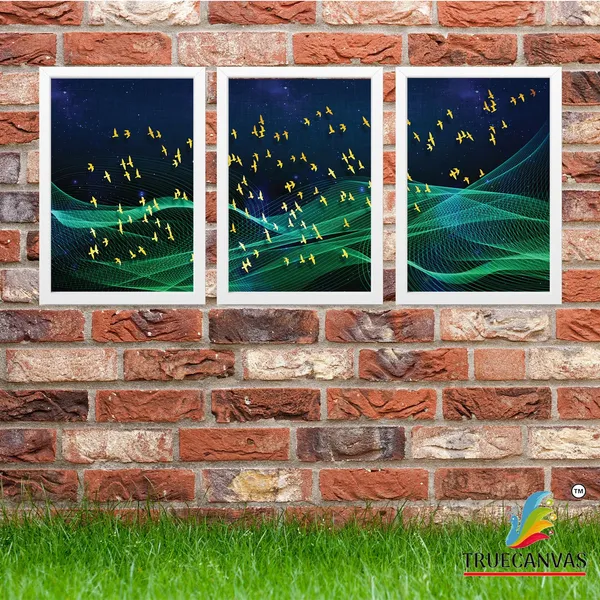 White__Abstract_Hd_Print_Painting_Set_Of_3_With_Frame_|_For_Home,_Living_Room_Gallery_&_Office,_White,_Size_-_13.50_X_19.50_Inch,_Sf019