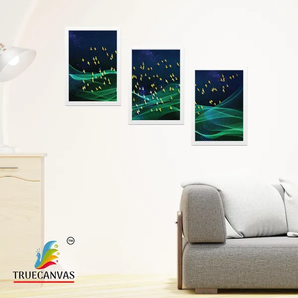 White__Abstract_Hd_Print_Painting_Set_Of_3_With_Frame_|_For_Home,_Living_Room_Gallery_&_Office,_White,_Size_-_13.50_X_19.50_Inch,_Sf019