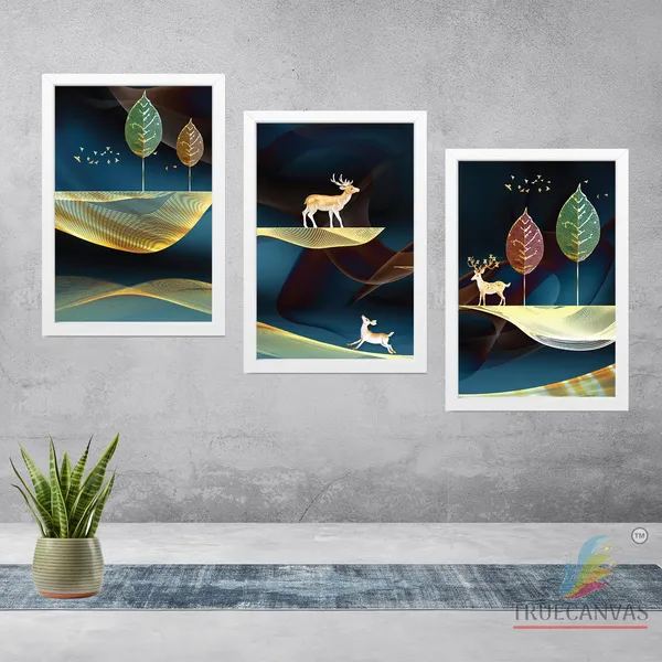 White__Abstract_Hd_Print_Painting_Set_Of_3_With_Frame_|_For_Home,_Living_Room_Gallery_&_Office,_White,_Size_-_13.50_X_19.50_Inch,_Sf020