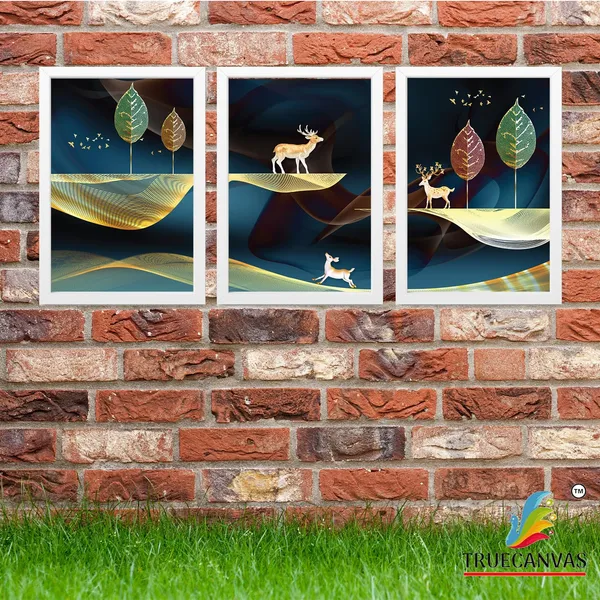 White__Abstract_Hd_Print_Painting_Set_Of_3_With_Frame_|_For_Home,_Living_Room_Gallery_&_Office,_White,_Size_-_13.50_X_19.50_Inch,_Sf020