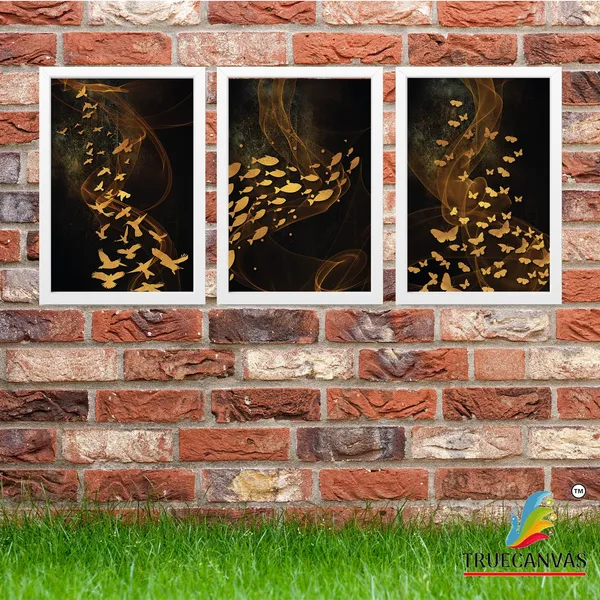 White__Abstract_Hd_Print_Painting_Set_Of_3_With_Frame_|_For_Home,_Living_Room_Gallery_&_Office,_White,_Size_-_13.50_X_19.50_Inch,_Sf022