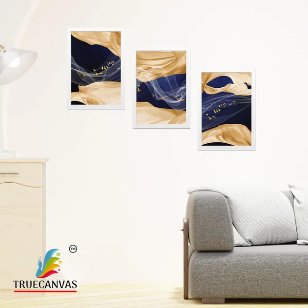White__Abstract_Hd_Print_Painting_Set_Of_3_With_Frame_|_For_Home,_Living_Room_Gallery_&_Office,_White,_Size_-_13.50_X_19.50_Inch,_Sf023