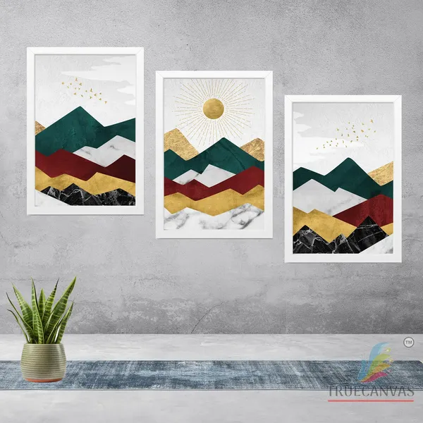 White__Abstract_Hd_Print_Painting_Set_Of_3_With_Frame_|_For_Home,_Living_Room_Gallery_&_Office,_White,_Size_-_13.50_X_19.50_Inch,_Sf024