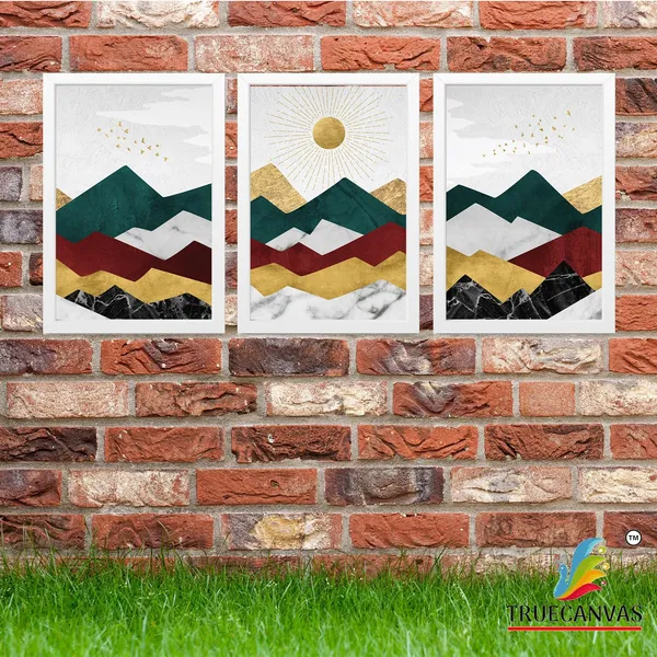 White__Abstract_Hd_Print_Painting_Set_Of_3_With_Frame_|_For_Home,_Living_Room_Gallery_&_Office,_White,_Size_-_13.50_X_19.50_Inch,_Sf024