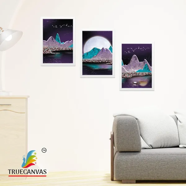 White__Abstract_Hd_Print_Painting_Set_Of_3_With_Frame_|_For_Home,_Living_Room_Gallery_&_Office,_White,_Size_-_13.50_X_19.50_Inch,_Sf035