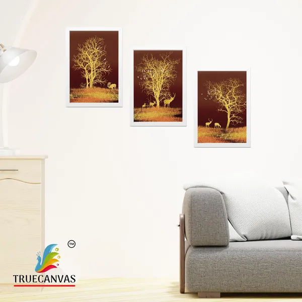 White__Abstract_Hd_Print_Painting_Set_Of_3_With_Frame_|_For_Home,_Living_Room_Gallery_&_Office,_White,_Size_-_13.50_X_19.50_Inch,_Sf038
