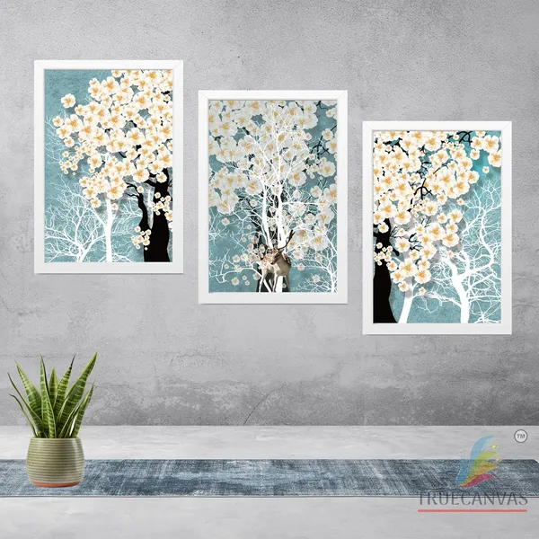 White__Abstract_Hd_Print_Painting_Set_Of_3_With_Frame_|_For_Home,_Living_Room_Gallery_&_Office,_White,_Size_-_13.50_X_19.50_Inch,_Sf041