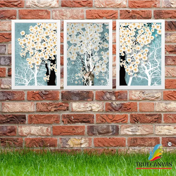White__Abstract_Hd_Print_Painting_Set_Of_3_With_Frame_|_For_Home,_Living_Room_Gallery_&_Office,_White,_Size_-_13.50_X_19.50_Inch,_Sf041