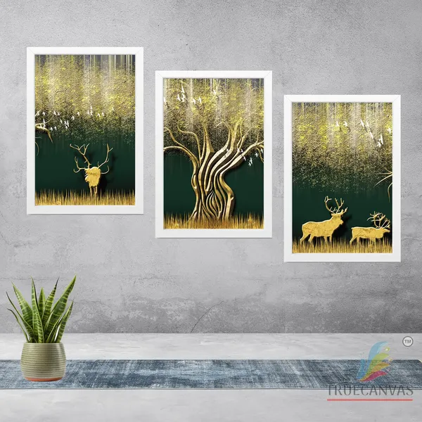 White__Abstract_Hd_Print_Painting_Set_Of_3_With_Frame_|_For_Home,_Living_Room_Gallery_&_Office,_White,_Size_-_13.50_X_19.50_Inch,_Sf047