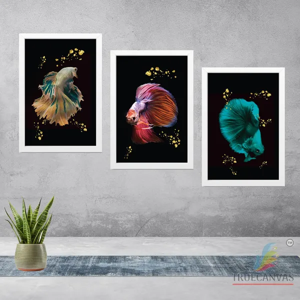 White__Abstract_Hd_Print_Painting_Set_Of_3_With_Frame_|_For_Home,_Living_Room_Gallery_&_Office,_White,_Size_-_13.50_X_19.50_Inch,_Sf052
