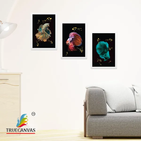White__Abstract_Hd_Print_Painting_Set_Of_3_With_Frame_|_For_Home,_Living_Room_Gallery_&_Office,_White,_Size_-_13.50_X_19.50_Inch,_Sf052