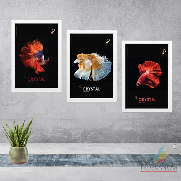 White__Abstract_Hd_Print_Painting_Set_Of_3_With_Frame_|_For_Home,_Living_Room_Gallery_&_Office,_White,_Size_-_13.50_X_19.50_Inch,_Sf053