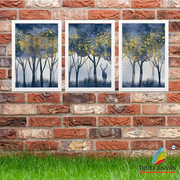 White__Abstract_Hd_Print_Painting_Set_Of_3_With_Frame_|_For_Home,_Living_Room_Gallery_&_Office,_White,_Size_-_13.50_X_19.50_Inch,_Sf054