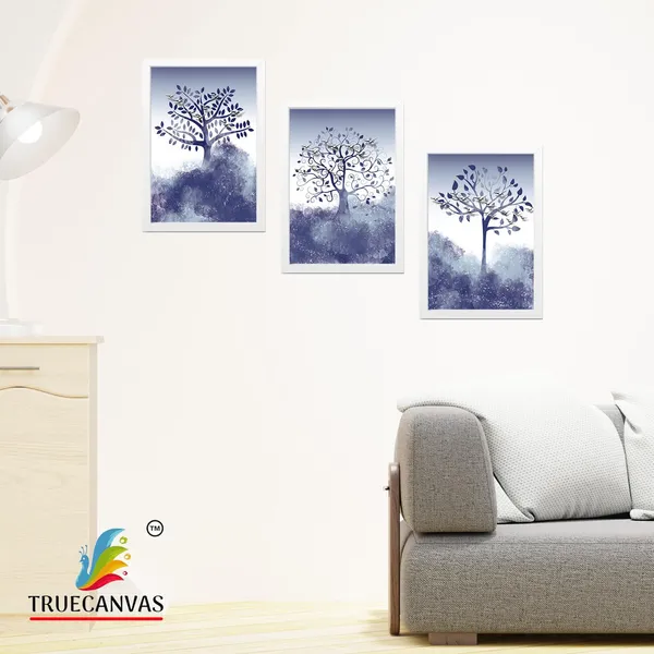 White__Abstract_Hd_Print_Painting_Set_Of_3_With_Frame_|_For_Home,_Living_Room_Gallery_&_Office,_White,_Size_-_13.50_X_19.50_Inch,_Sf063