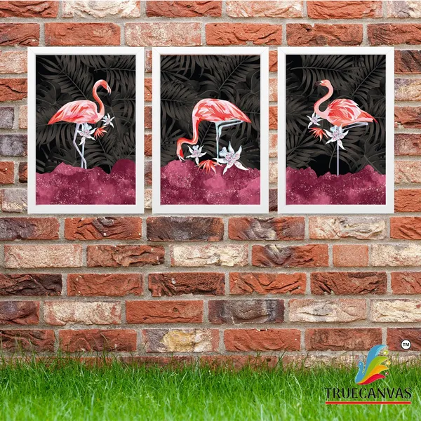 White__Abstract_Hd_Print_Painting_Set_Of_3_With_Frame_|_For_Home,_Living_Room_Gallery_&_Office,_White,_Size_-_13.50_X_19.50_Inch,_Sf064