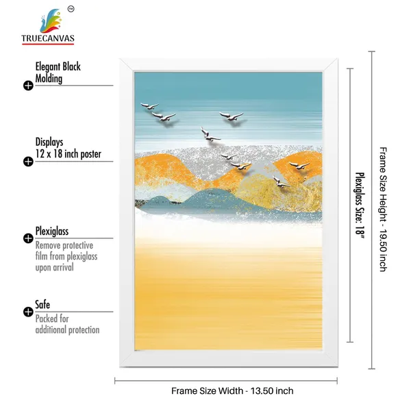 White__Abstract_Hd_Print_Painting_Set_Of_3_With_Frame_|_For_Home,_Living_Room_Gallery_&_Office,_White,_Size_-_13.50_X_19.50_Inch,_Sf073