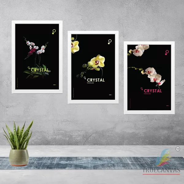 White__Abstract_Hd_Print_Painting_Set_Of_3_With_Frame_|_For_Home,_Living_Room_Gallery_&_Office,_White,_Size_-_13.50_X_19.50_Inch,_Sf075