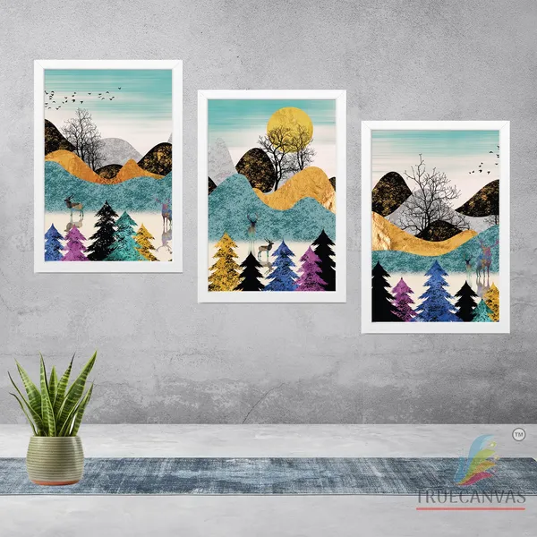 White__Abstract_Hd_Print_Painting_Set_Of_3_With_Frame_|_For_Home,_Living_Room_Gallery_&_Office,_White,_Size_-_13.50_X_19.50_Inch,_Sf076