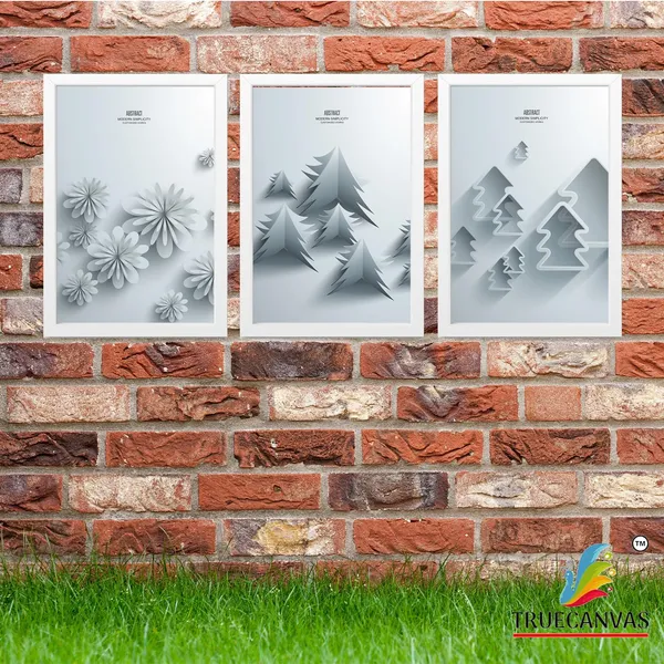 White__Abstract_Hd_Print_Painting_Set_Of_3_With_Frame_|_For_Home,_Living_Room_Gallery_&_Office,_White,_Size_-_13.50_X_19.50_Inch,_Sf078