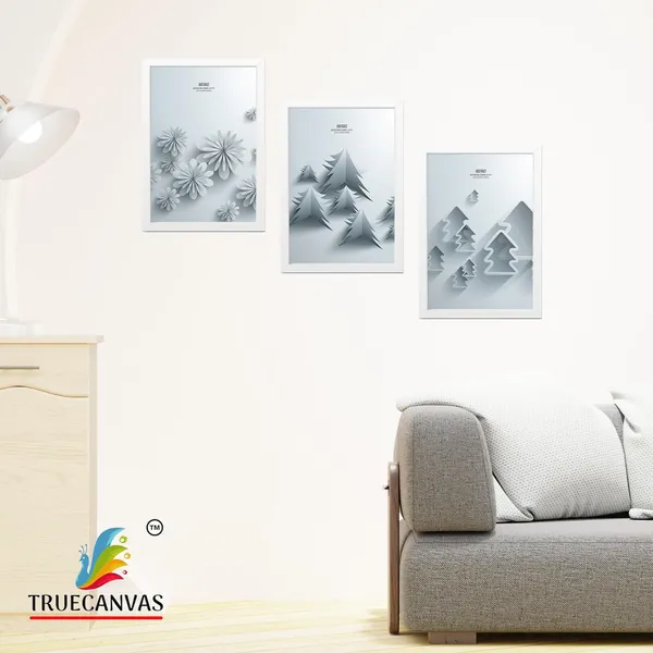 White__Abstract_Hd_Print_Painting_Set_Of_3_With_Frame_|_For_Home,_Living_Room_Gallery_&_Office,_White,_Size_-_13.50_X_19.50_Inch,_Sf078