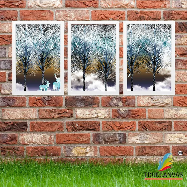White__Abstract_Hd_Print_Painting_Set_Of_3_With_Frame_|_For_Home,_Living_Room_Gallery_&_Office,_White,_Size_-_13.50_X_19.50_Inch,_Sf083