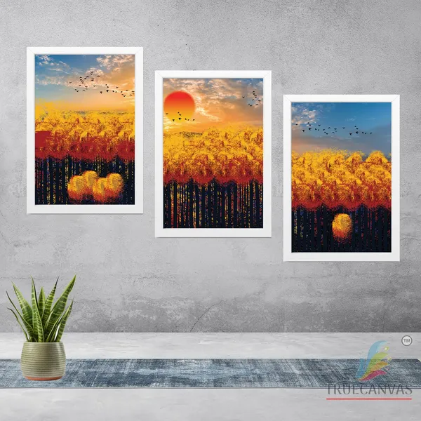 White__Abstract_Hd_Print_Painting_Set_Of_3_With_Frame_|_For_Home,_Living_Room_Gallery_&_Office,_White,_Size_-_13.50_X_19.50_Inch,_Sf086