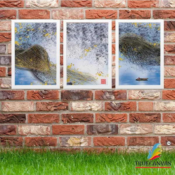 White__Abstract_Hd_Print_Painting_Set_Of_3_With_Frame_|_For_Home,_Living_Room_Gallery_&_Office,_White,_Size_-_13.50_X_19.50_Inch,_Sf087