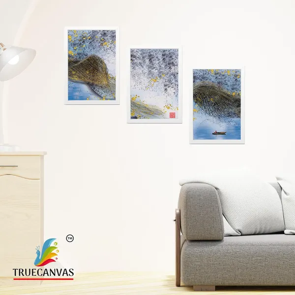 White__Abstract_Hd_Print_Painting_Set_Of_3_With_Frame_|_For_Home,_Living_Room_Gallery_&_Office,_White,_Size_-_13.50_X_19.50_Inch,_Sf087