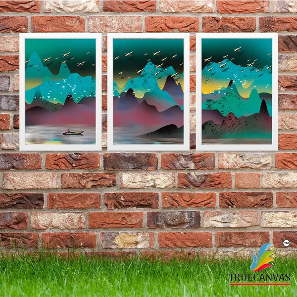 White__Abstract_Hd_Print_Painting_Set_Of_3_With_Frame_|_For_Home,_Living_Room_Gallery_&_Office,_White,_Size_-_13.50_X_19.50_Inch,_Sf088